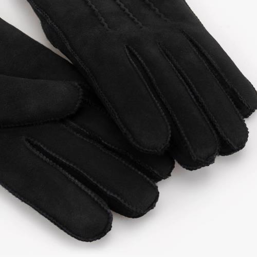 Ladies Iris Sheepskin Gloves Black Extra Image 3